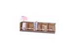 Wandregal MCW-A43, HäNgeregal Regal, Tanne Holz Massiv Vintage Shabby-Look 71X18X16Cm