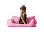 Tierlando NEMO Hundebett Hundesofa S M L Hundekorb Katzenbett 65 80 100cm rosa 65 cm, 20 cm, 50 cm
