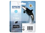 Original Epson T7605 (C13T76054010) Druckerpatrone Light Cyan