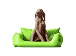 Tierlando NEMO Hundebett Hundesofa S M L Hundekorb Katzenbett 65 80 100cm kiwi 80 cm, 22 cm, 60 cm