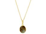 Kette Mit AnhäNger Celesta, Gelb, Halsketten, Damen, 42,0+3,0Cm, Silber 925 (Sterlingsilber), L: 45 B: 10Mm, GläNzend, B:10Mm
