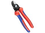 Knipex 95 12 165 Cesoie Per Cavi Adatte Per (Tecnica Di Spelatura) Cavi In Alluminio E Rame, Solidi E A Trefoli 15 Mm 50 Mm² 0