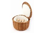 Aps Eier-Korb Ø 26 Cm, H: 17 Cm Stabile Vollweide FüR Ca. 20 Eier 30299