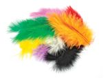 Piume Meyco Marabu In Colori Vivaci 17 Pezzi Lunghi Circa 10-12 Cm