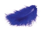 Piume Meyco Marabu Blu Navy 17 Pezzi Lunghi Circa 10-12 Cm