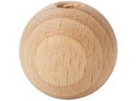 Sfere In Legno Grezzo Artigianali Forate Diametro 25 Mm 8 Pezzi