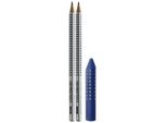 FABER-CASTELL Grip 2001 B + Gomma Grip Colorata