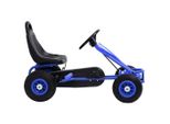 Vidaxl Go-Kart A Pedali Con Pneumatici Blu