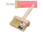 Kotarbau® Pennello Per Pittori Manico In Legno 110 Mm 1 Pz. Pennello Piatto Macchia Smalto Colori Pennello Per Pittori Vernice Vernice Acrilica Setole Resistenti Allo Strappo Lavabile