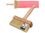 Kotarbau® Pennello Per Pittori Manico In Legno 130 Mm 1 Pz. Pennello Piatto Macchia Smalto Colori Pennello Da Pittore Vernice Lacca Colori Acrilici Setole Resistenti Allo Strappo Lavabile