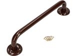 Kotarbau® Maniglia Per Vasca Da Bagno 400 Mm Supporto Marrone Maniglia Per Vasca Da Bagno Maniglia Per Doccia Maniglia A Muro Supporto A Muro Maniglione Per Anziani Ausilio Per Il Bagno