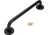 Kotarbau® Maniglia Per Vasca Da Bagno 400 Mm Supporto Nero Maniglia Per Vasca Da Bagno Maniglia Per Doccia Maniglia A Parete Supporto A Parete Maniglione Per Anziani Ausilio Per Il Bagno