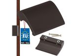 Kotarbau Maniglia Per Porta Da Balcone Maniglia Per Balcone In Alluminio Marrone Maniglia Per Porta Patio De Luxe Ottica Sicura Per Porta Fumatori Guscio Di Chiusura Maniglia Universale A Tirare
