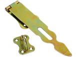 Kotarbau® Cerniere Di Sicurezza 200 Mm Dispositivo Zincato Lucchetto Serratura D'acciaio Giallo Ferramenta Per Porte Ferramenta Per Cancelli Cerniera Per Cerniere