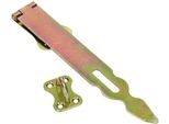 Kotarbau® Cerniere Di Sicurezza 250 Mm Dispositivo Zincato Lucchetto Serratura D'acciaio Giallo Ferramenta Per Porte Ferramenta Per Cancelli Cerniera Per Cerniere