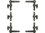 Cerniera Angolare Kotarbau® 300 X 300 Mm 6 Pz. Staffa Cerniera Centrale Cerniera A Croce Cerniera Per Persiana Cerniera Angolare Cerniera Per Porta Cerniera Per Cancello Cerniera Per Finestra Verniciata A Polvere