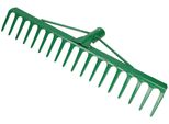 Kotarbau® Robusto Rastrello In Acciaio Rastrello Per Foglie Rastrello Per Foglie Rastrello Per Ventagli Verde 475 Mm