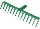 Kotarbau® Robusto Rastrello In Acciaio Rastrello Per Foglie Rastrello Per Foglie Rastrello A Ventaglio Verde 365 Mm