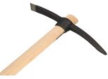 Kotarbau® Zappetta A Cuneo 2,5 Kg 525 Mm Con Manico In Legno Zappetta A Piccone Zappetta Per Pionieri Zappetta Piatta Per Dissodare I Terreni Duri
