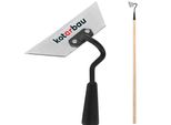 Kotarbau® Zappetta Da Letto Di Forma Trapezoidale 160 Mm X 60 Mm Con Manico 95 Cm Zappetta Da Giardino Zappetta Per Diserbo Zappetta Per Piantare Attrezzo Da Giardino Per Trapianto Diserbo Manutenzione Giardino