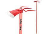 Kotarbau® Zappetta Da Campo Zappetta Da Giardino In Acciaio Zappetta Doppia Zappetta Per Piante Con Manico In Legno 120 Cm