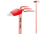 Kotarbau® Zappetta Da Giardino Lama A Cuore 135 X 100 Mm 3 Rebbi 107 Mm Con Manico 120 Cm Zappetta Da Giardino Per Diserbo Zappa Per Piantare Attrezzo Da Giardino Per Trapianto Diserbo Cura Del Giardino