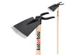 Kotarbau® Zappetta Combinata 120 X 114 Mm 2 Rebbi 80 Mm Con Manico 114 Cm Zappetta Per Erbacce Zappetta Per Piante Attrezzo Da Giardino Per Trapianti Diserbo Manutenzione Del Giardino