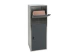 Cassetta Per Pacchi HWC-G80, Cassetta Per Pacchi Cassetta Per Lettere In Piedi Cassetta Per Pacchi Xl ~ Acciaio Inox Antracite