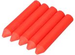Kotarbau® Set Di 5 Gessetti Per Marcare I Grassi Gesso Rosso Impermeabile Per Marcare Per Uso Industriale (Gesso Rosso)