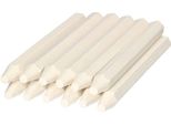 Kotarbau® Matita Da Falegname Per Marcare Il Legno Set Di 12 Pezzi Bianco