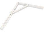 Kotarbau® Staffa Pieghevole 400 X 300 Mm Staffa Bianca Staffa In Acciaio Staffa A Parete Staffe Scaffale Angolare Asse In Acciaio Inox Staffa Angolare Supporto Angolare Scaffale Pesante