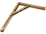 Kotarbau® Staffa Pieghevole 400 X 300 Mm Staffa Dorata Staffa In Acciaio Staffa A Parete Staffe Mensola Angolare Asse In Acciaio Inox Staffa Per Mensola Supporto Angolare Mensola Per Mensola Servizio Pesante