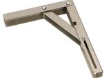 Kotarbau® Staffa Pieghevole 200 X 165 Mm Argento Staffa In Acciaio Staffa A Muro Staffe Mensola Angolare Asse In Acciaio Inox Staffa Angolare Staffa Di Supporto Angolo Di Scaffalatura Resistente