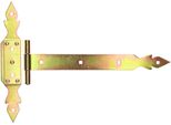 Kotarbau® Cerniere A Croce 400 Mm Cerniera Per Persiana Cerniera Piastra Per Cerniere Ferramenta Per Edilizia Raccordo Per Cancello Raccordo In Legno Cerniere A T Cerniera A T Zincato Decorativo