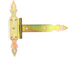 Kotarbau® Cerniere A Croce 300 Mm Cerniera Per Persiana Cerniera A Cerniera Piastra Ferramenta Per L'edilizia Ferramenta Per Cancelli Raccordo In Legno Cerniere A T Cerniera A T Zincato Decorativo