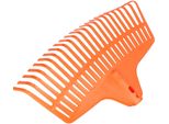 Kotarbau® Rastrello Per Foglie Plastica 23 Denti Arancione Rastrello Giardino Senza Manico Rastrelli Per Foglie Erba Siepi Leggero