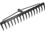Kotarbau® Robusto Rastrello In Acciaio Rastrello A Foglie Rastrello A Foglie Rastrello A Ventaglio Rastrello 410 Mm