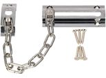 Kotarbau® Serratura A Catena Della Porta Argento Saldato Limitatore Della Porta Serratura Della Porta Staffa Per Catena Protezione Antieffrazione Serratura Secondaria Serratura Supplementare Bloccabile