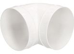 Kotarbau® Raccordo Per Tubi Ø 150 Mm Curva Per Tubi Di Ventilazione A 90° In Plastica Bianca