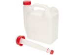 Kotarbau® Tanica Doppia Per Carburante E Olio 1L+0,4 L 2In1 Con Beccuccio Per Carburante E Olio Tanica Di Plastica Per Benzina
