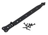 Kotarbau® Cerniera Per Persiana 370 Mm Cerniera Per Cancello Stretto Cerniera Per Porta Di Alta Qualità Cerniera A Croce Cerniera Per Cancello Da Giardino