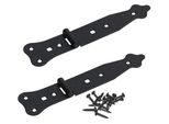 Kotarbau® Set Di 2 Cerniere Per Persiane 220 Mm Cerniera Per Cancello Stretta Cerniera Per Porta Elegante Di Altissima Qualità Cerniere A Croce Cerniera Per Cancello Da Giardino