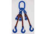 Catena Da Imbracatura Grado 10 A 3 Fili 1,0 M 6 Mm Con Accorciamento Rosso-Marrone