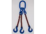 Catena Per Imbracatura Grado 10 A 3 Fili 4,0 M 8 Mm Senza Accorciamento Rosso-Marrone