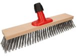 Kotarbau® Scopa A Filo 370 Mm Scopa In Acciaio Scopa A Filo In Acciaio Scopa In Metallo Per Lo Spazzamento Di Strade Marciapiedi Pavimentazioni Magazzini Spazzatrice Di Foglie