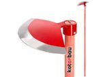 Kotarbau® Zappetta Da Giardino Mezzotonda 230 X 110 Mm Con Manico 119 Cm Zappetta Da Giardino Zappetta Per Diserbo Zappetta Per Piante Attrezzo Da Giardino Per Trapianto Diserbo Manutenzione Del Giardino