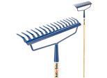 Kotarbau® Rastrello In Metallo Rinforzato Rastrello Con Manico In Legno Rastrello Da Giardino Con 16 Denti