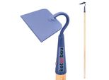 Kotarbau® Zappetta Da Giardino Temprata Zappetta Per Erbacce Zappetta Per Piante Con Manico In Legno 130 Cm
