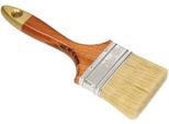Kotarbau® Pennello Piatto 3" Lunghezza Setole 75 Mm Pennello Per Smalti Pennello Per Pittori Pennello In Legno Laccato Per Lavori Di Ristrutturazione"