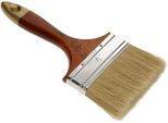 Kotarbau® Pennello Piatto 4" Lunghezza Setole 100 Mm Pennello Per Smalti Pennello Per Pittori Pennello In Legno Laccato Per Lavori Di Ristrutturazione"